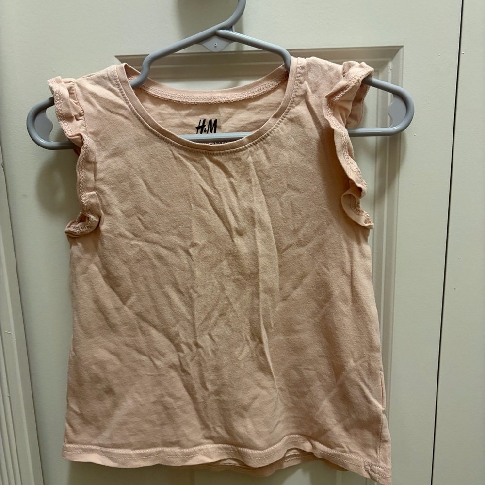 X3 tank tops H&M Ruffle Sleeve Girls' Tank Top
